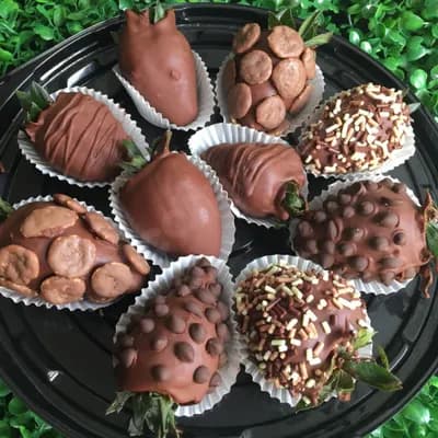 Fresas doble chocolate